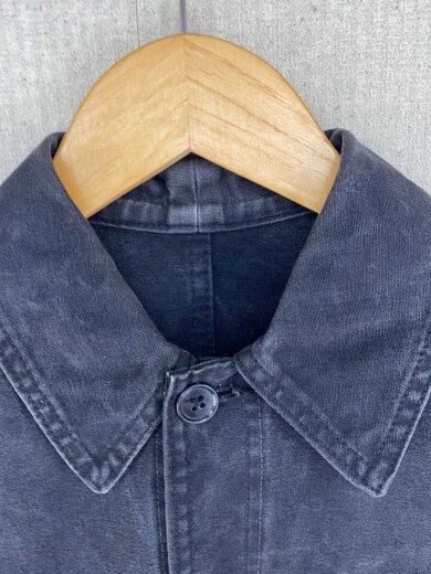 商品画像：60s～70s/コットンツイル/ブラック/カバーオール/--/コットン/BLK/無地 3