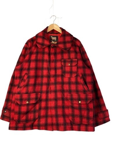 商品画像：50s～60s/ハンティングジャケット/M/--/RED/チェック/523// 1