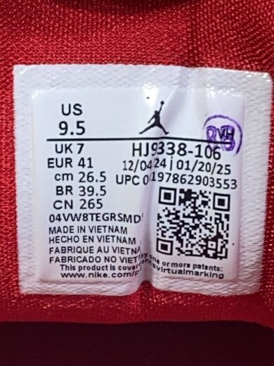 商品画像：AIR JORDAN 1 LOW_エアジョーダン 1 ロー/26.5cm/WHT 7