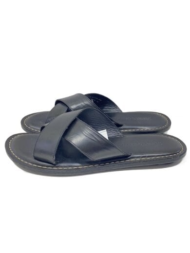 商品画像：レザークロスストラップサンダル/XL/BLK/レザー/JY44 1