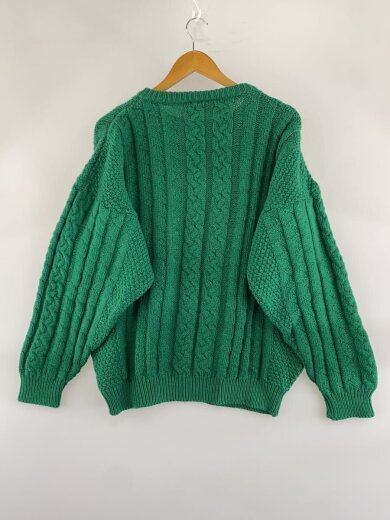 商品画像：80s/QUILLS WOOLLEN MARKET/フィッシャーマン/ニット・セーター(厚手)/M/ウール/GRN// 2