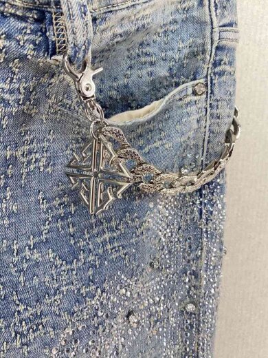 商品画像：ビジュークロス/フレアデニムパンツ/30/コットン/IDG 7