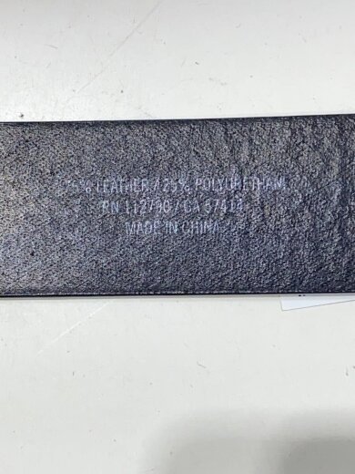 商品画像：クリスタルホースシューバックルベルト/レザー/BLK/無地/メンズ 6