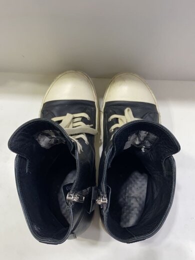 画像：Rick OwensRAMONES/ハイカットスニーカー/42/BLK/レザー/414103