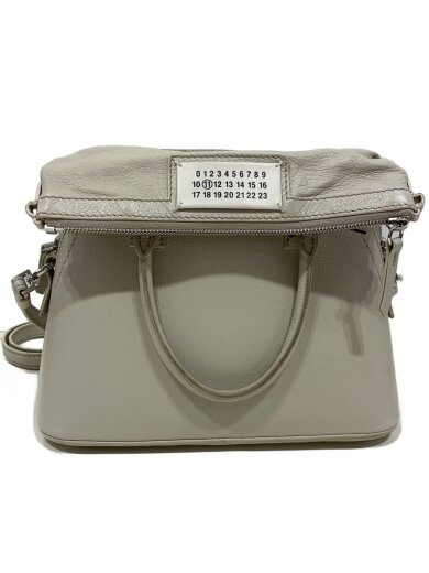 商品画像：ハンドバッグ/レザー/WHT/無地/S56WG0082// 1