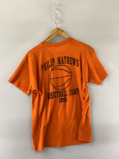 商品画像：90s/USA製/バスケ/シングルステッチ/Tシャツ/L/コットン/ORN// 2