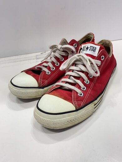商品画像：90s/USA製/ロー/ローカットスニーカー/US9.5/RED/キャンバス// 2