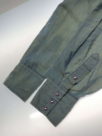 商品画像：TEM TEX/70s/VINTAGE/ウエスタン/格子/長袖シャツ/--/--/チェック// 4