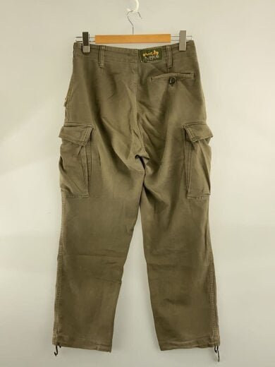 商品画像：80s/ドイツ軍/VINTAGE/H.WINNEN GMBH/ボトム/1/コットン/KHK/無地// 2