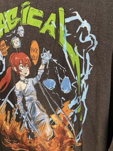商品画像：×JUN INAGAWA/MAGICAL TEE/Tシャツ/XXL/コットン/GRY/プリント 8