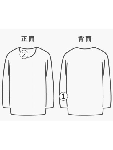 商品画像：刺繍タグ/USA製/RW/L/コットン/マルチカラー// 7
