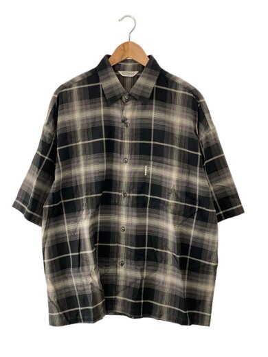商品画像：R/C Ombre Check S/S/半袖シャツ/L/レーヨン/GRY/チェック/CTE-23S407// 1