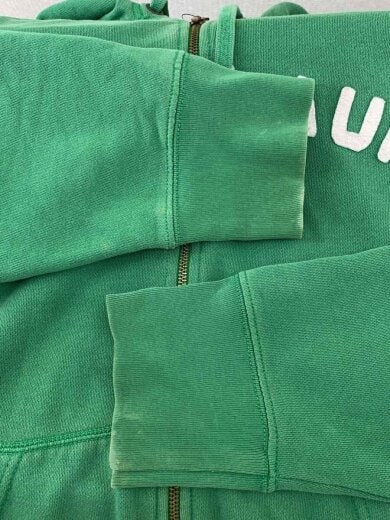 商品画像：90s～/RALPH LAURENロゴ/ジップパーカー/M/コットン/GRN/無地 6