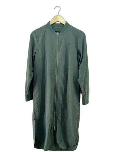 商品画像：Long Line Zipped Jacket/ジャケット/XS/ポリエステル/KHK/211110 1