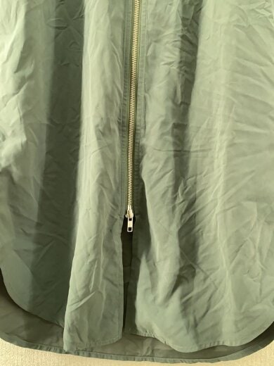 商品画像：Long Line Zipped Jacket/ジャケット/XS/ポリエステル/KHK/211110 8