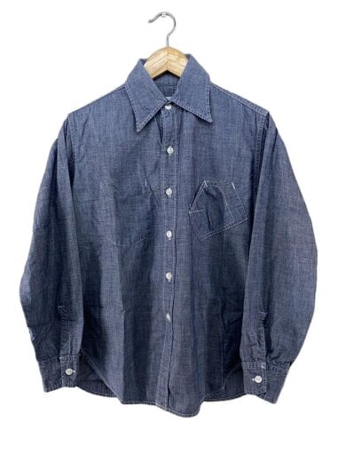 商品画像：USA製/シャンブレー/長袖シャツ/S/--/IDG 1