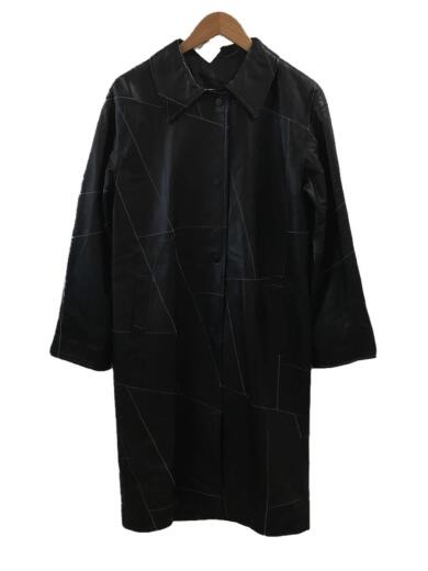 画像：その他ブランドGILLES RICART/レザーコート/42/羊革/BLK/ブラック/スペイン製/スナップボタン1