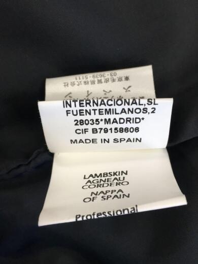 画像：その他ブランドGILLES RICART/レザーコート/42/羊革/BLK/ブラック/スペイン製/スナップボタン6