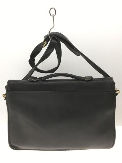 画像：COACHold/オールドコーチ/2wayブリーフケース/レザー/ブラック/g9d-5265/USA製3