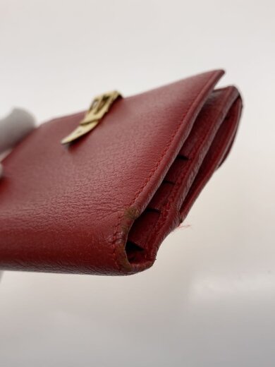 画像：GUCCIold GUCCI/2つ折り財布/レザー/RED/レディース/035 0959 1665 08