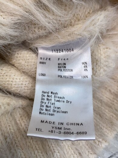 商品画像：ファーボリュームニット・セーター(厚手)/FREE/ナイロン/IVO/112241004 4