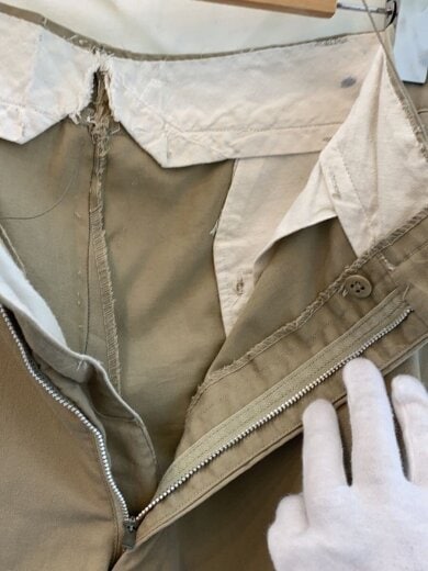 商品画像：60S/アルミジップ/チノパン/ストレートパンツ/--/--/BEG 3