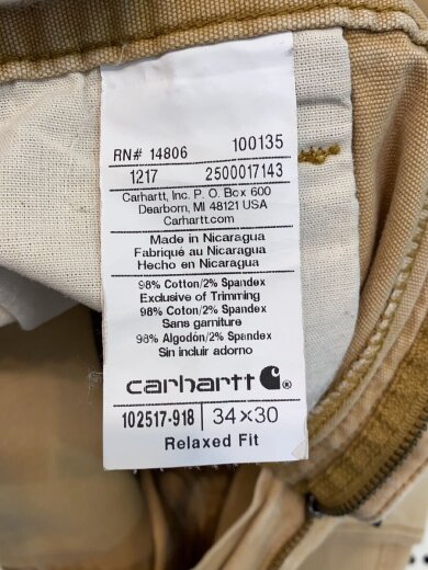 商品画像：5POKETTOワークボトム/34/コットン/CML/102517-918 6