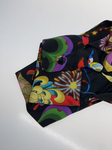 商品画像：長袖シャツ/XL/コットン/BLK/総柄/PA-24JJSH-02 5