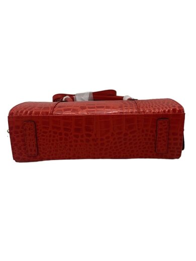 商品画像：2wayハンドバッグ/PVC/RED/型押し 4