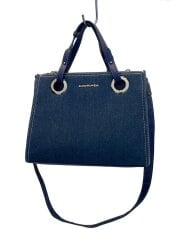 2wayハンドバッグ/PVC/IDG