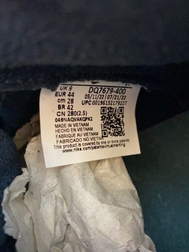 商品画像：ハイカットスニーカー/28cm/NVY 5