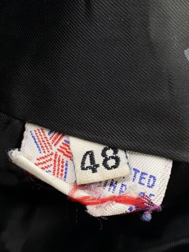 商品画像：80s/A-2/USA製/48/レザー/BLK 4