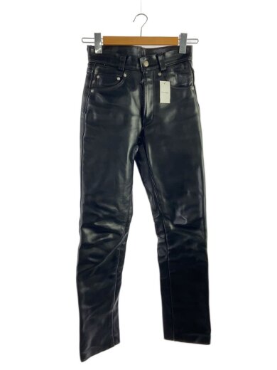 商品画像：スキニーパンツ/26/レザー/BLK/使用感あり 1