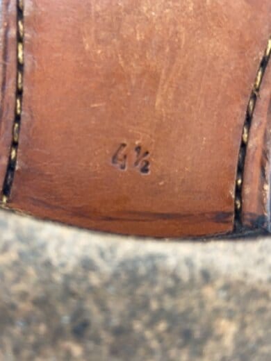 商品画像：サイドゴアブーツ/size4ハーフ/BRW/レザー・つま先など所々に擦れあり 5