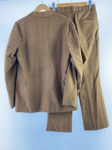 商品画像：セットアップ/M/ポリエステル/BRW/チェック/千鳥格子・ジャケットサイズM・ボトムサイズS 2