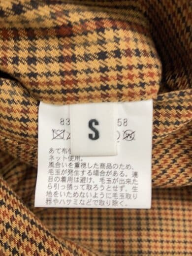 商品画像：セットアップ/M/ポリエステル/BRW/チェック/千鳥格子・ジャケットサイズM・ボトムサイズS 6