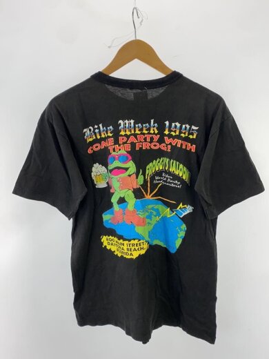 商品画像：ポケットTシャツ/--/--/BLK・froggys saloonn/タグ無し・ボディ色褪せ 2