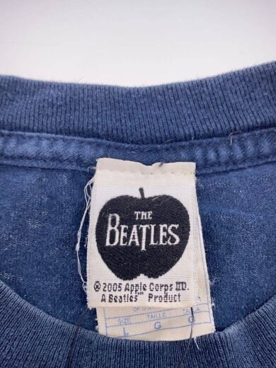 商品画像：beatles/Tシャツ/L/コットン/BLK/2005製・ボディ色褪せ・左袖シミ汚れ 3