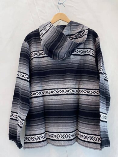 商品画像：パーカー/L/コットン/GRY/総柄 2