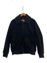 レザージャケット・ブルゾン/M/レザー/BLK