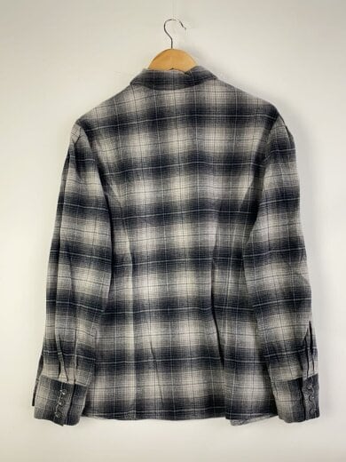 画像：PENDLETON長袖シャツ/L/コットン/GRY/チェック/4475-73002