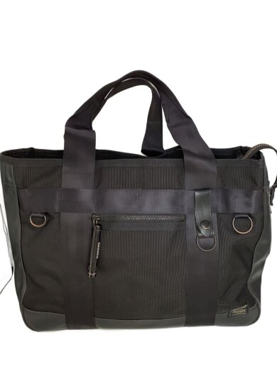 商品画像：heat/マグライトつき/トートバッグ/ポリエステル/BLK/角擦れ/金具サビあり 1