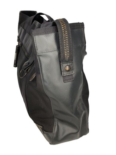 商品画像：heat/マグライトつき/トートバッグ/ポリエステル/BLK/角擦れ/金具サビあり 2