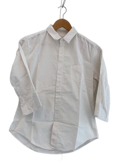 商品画像：７分袖ブラウス/3/コットン/WHT 1