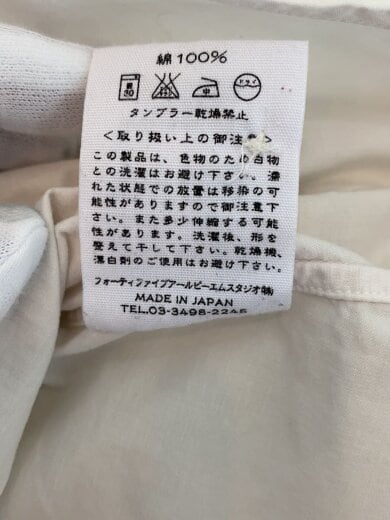 商品画像：７分袖ブラウス/3/コットン/WHT 5