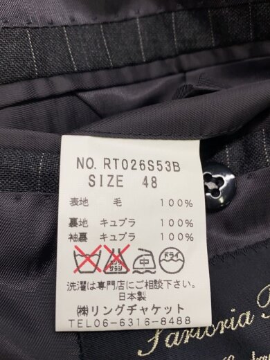 商品画像：スーツ/48/ウール/GRY/ストライプ/rt026s53b// 4