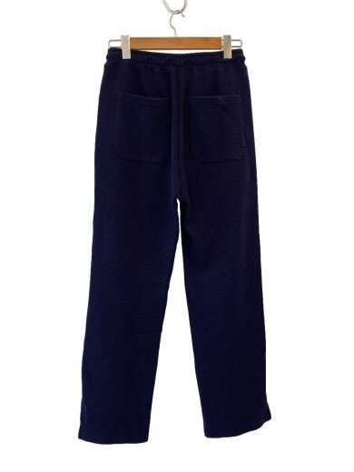 商品画像：chase waffle slit slacks/ボトム/1/コットン/NVY/cha-04 2