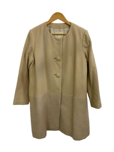 商品画像：コート/46/ウール/BEG/無地/5-3105-4611 1