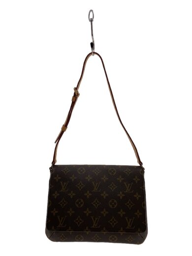 商品画像：ミュゼット・タンゴ_モノグラム・キャンバス_ショートショルダー_BRW/PVC/BRW 1