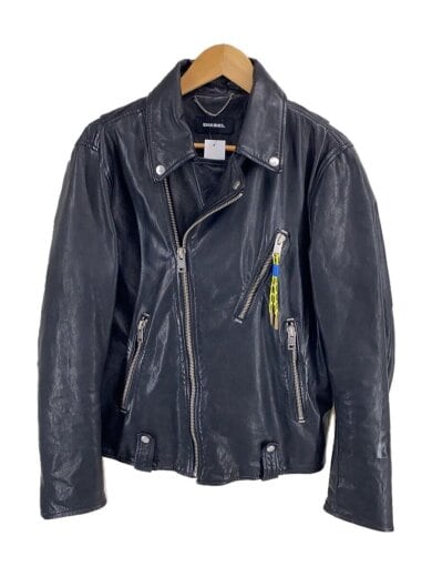 商品画像：ダブルライダースジャケット/L/レザー/BLK 1